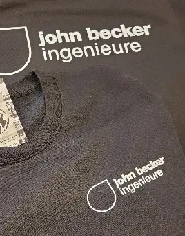 Shirt mit Logo eines Ingenieurbüros