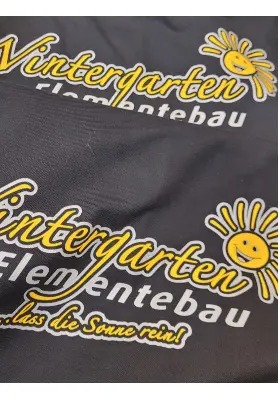 Buntes Kindergarten-Motiv auf Textil