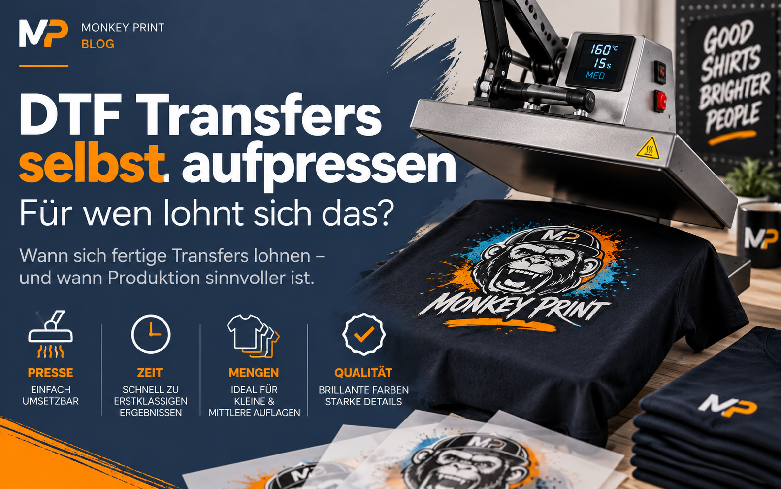 DTF Transfers selbst aufpressen – für wen lohnt sich das?