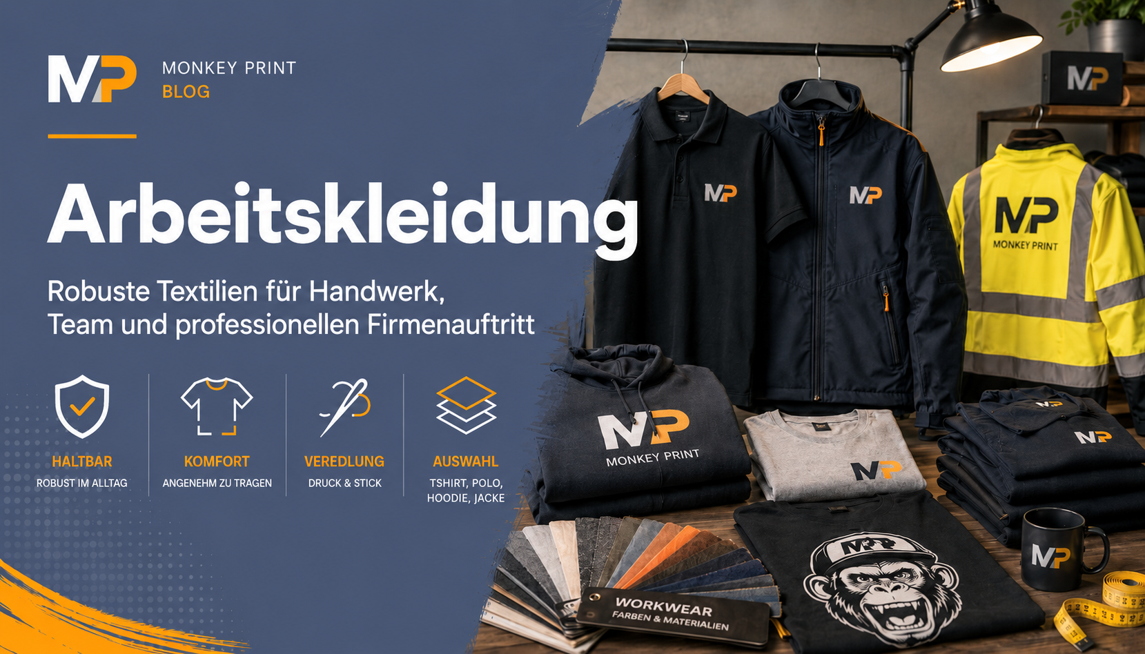 Arbeitskleidung bedrucken lassen: Darauf solltest du bei Logo und Position achten
