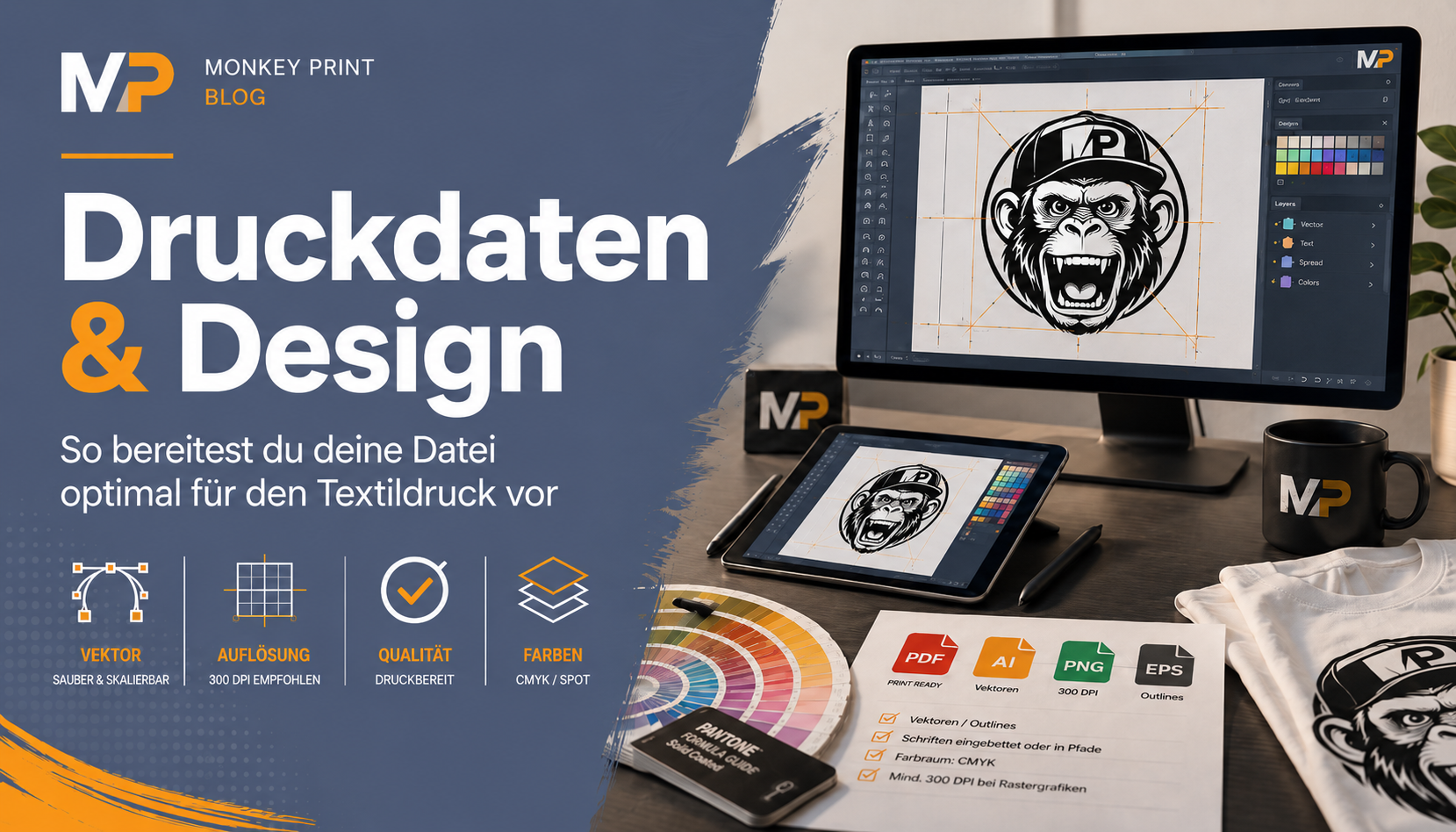 Welche Datei brauchen wir für einen guten Textildruck?